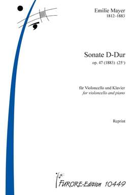 Mayer, E: Sonate D-Dur op.47