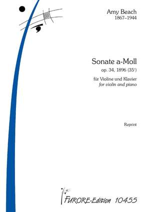 Beach, A M: Sonate a-Moll op.34 (1896)