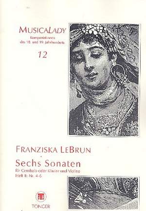 Lebrun, F: 6 Sonaten Band 2 (nr.4-6) Fuer