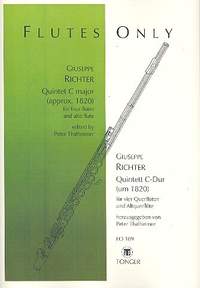 Richter, G: Quintett C-Dur für 4 Flöten und