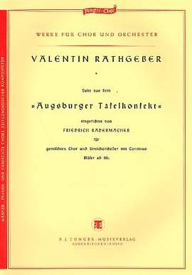 Rathgeber, J V: Suite aus 'Augsburger Tafelkonfekt'