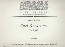 Holzner, A: 3 Kanzonen