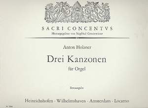 Holzner, A: 3 Kanzonen