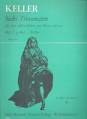 Keller, G: 6 Triosonaten Band 2 (Nr.3-4)