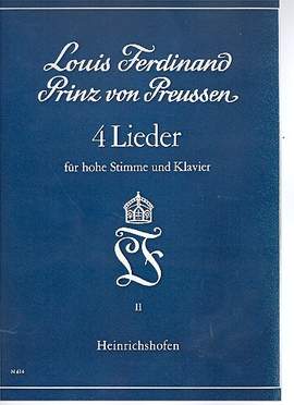 Preußen, L F v: 4 Lieder nach Gedichten von Frank Thiess