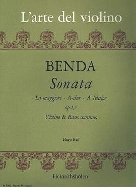 Benda, F: Sonate A-Dur op.1,2
