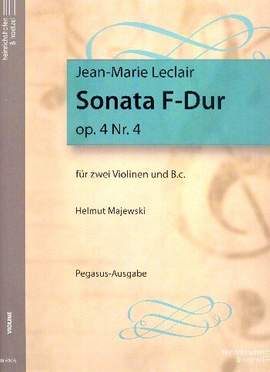 Leclair, J: Sonate F-Dur op.4,4 für