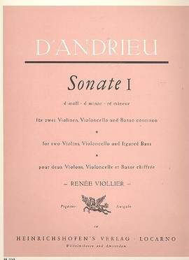 Dandrieu, J F: Sonate d-Moll Nr.1