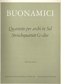 Buonamici, G: Streichquartett G-dur