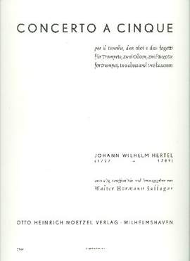 Hertel, J W: Concerto a 5 für Trompete,