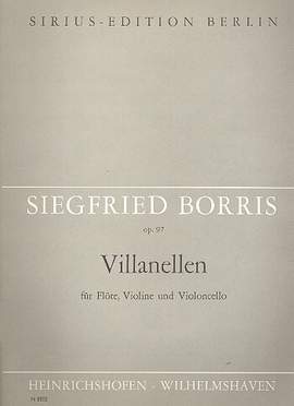Borris, S: Villanellen op.97 für Flöte,