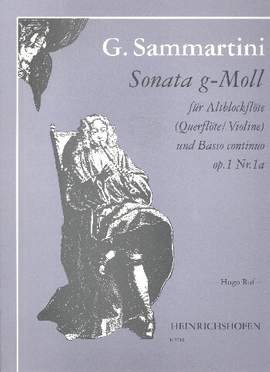 Sammartini, G B: Sonate g-Moll op.1,1a