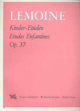 Lemoine, H: Kinder-Etüden op.37
