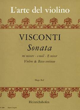 Visconti, G: Sonate e-moll