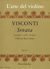 Visconti, G: Sonate e-moll