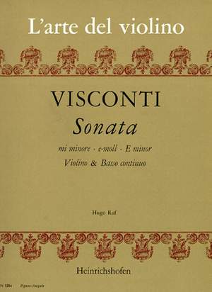 Visconti, G: Sonate e-moll