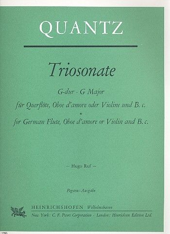 Quantz, J J: Triosonate G-Dur