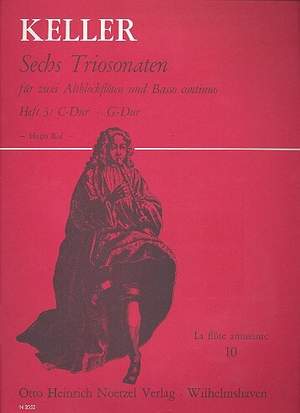 Keller, G: 6 Triosonaten Band 3 (Nr.5-6)
