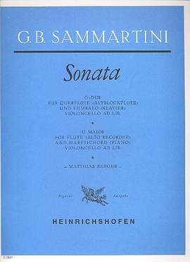 Sammartini, G B: Sonate G-Dur