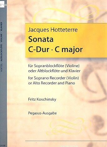 Hotteterre, J M: Sonate C-Dur