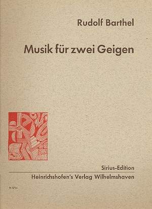 Barthel, R: Musik für 2 Geigen