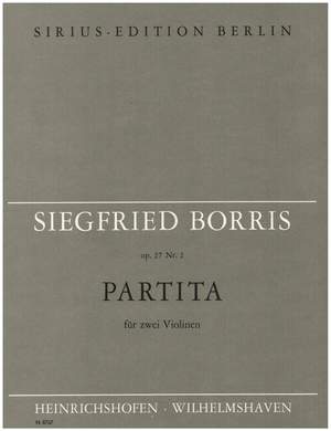 Borris, S: Partita op.27,2