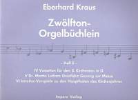 Kraus, E: Zwölfton-Orgelbüchlein Band 2