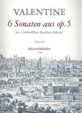 Valentine, R: 6 Sonaten aus op.5
