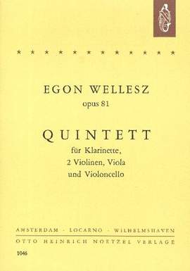 Wellesz, E: Quintett op.81