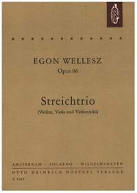 Wellesz, E: Streichtrio op.86