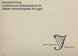 Kraus, E: Contrapuncti dodecaphonici III
