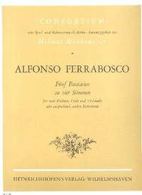 Ferrabosco, A I: 5 Fantasien zu vier Stimmen für zwei Violinen,