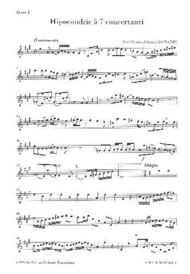 Zelenka, J D: Hipocondrie à 7 concertanti