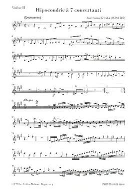 Zelenka, J D: Hipocondrie à 7 concertanti
