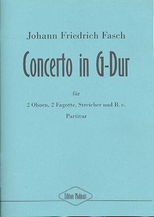 Fasch, J F: Konzert G-Dur