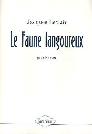 Leclair, J: Le faune langoureux