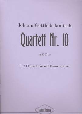 Janitsch, J G: Quartett G-Dur Nr.10