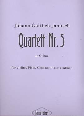Janitsch, J G: Quartett G-Dur Nr.5