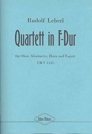 Leberl, R: Quartett F-Dur LWV1345