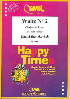 Shostakovich, D: Waltz no.2 for clarinet and piano