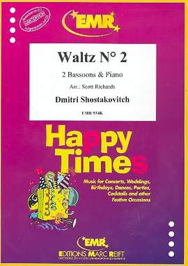 Shostakovich, D: Walzer Nr.2 für 2 Fagotte und Klavier