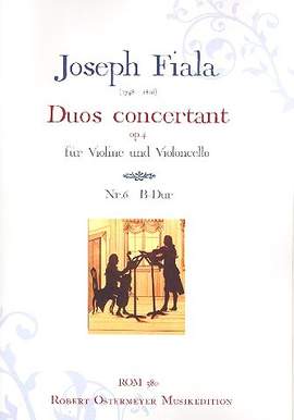 Fiala, J: Duo concertant B-Dur op.4,6