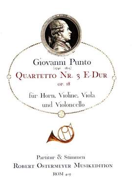 Punto, G: Quartetto Nr.3 E-Dur op.18
