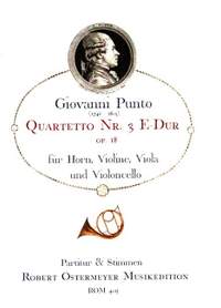 Punto, G: Quartetto Nr.3 E-Dur op.18