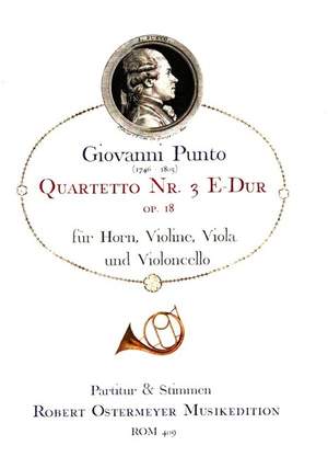 Punto, G: Quartetto Nr.3 E-Dur op.18