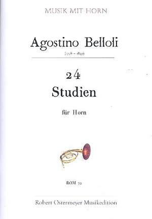 Belloli, A: 24 Studien für Horn
