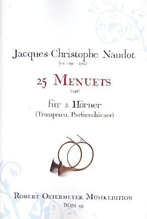 Naudot, J: 25 Menuets