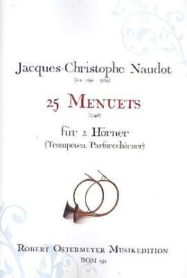 Naudot, J: 25 Menuets