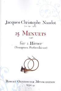 Naudot, J: 25 Menuets
