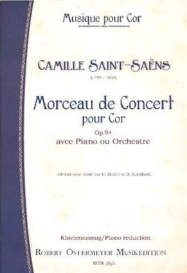Saint-Saëns, C: Morceau de concert op.94 für Horn und Orchester